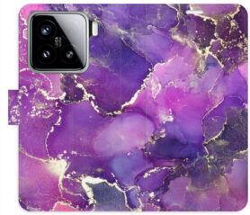 iSaprio Flip pouzdro Purple Marble pro Xiaomi 15