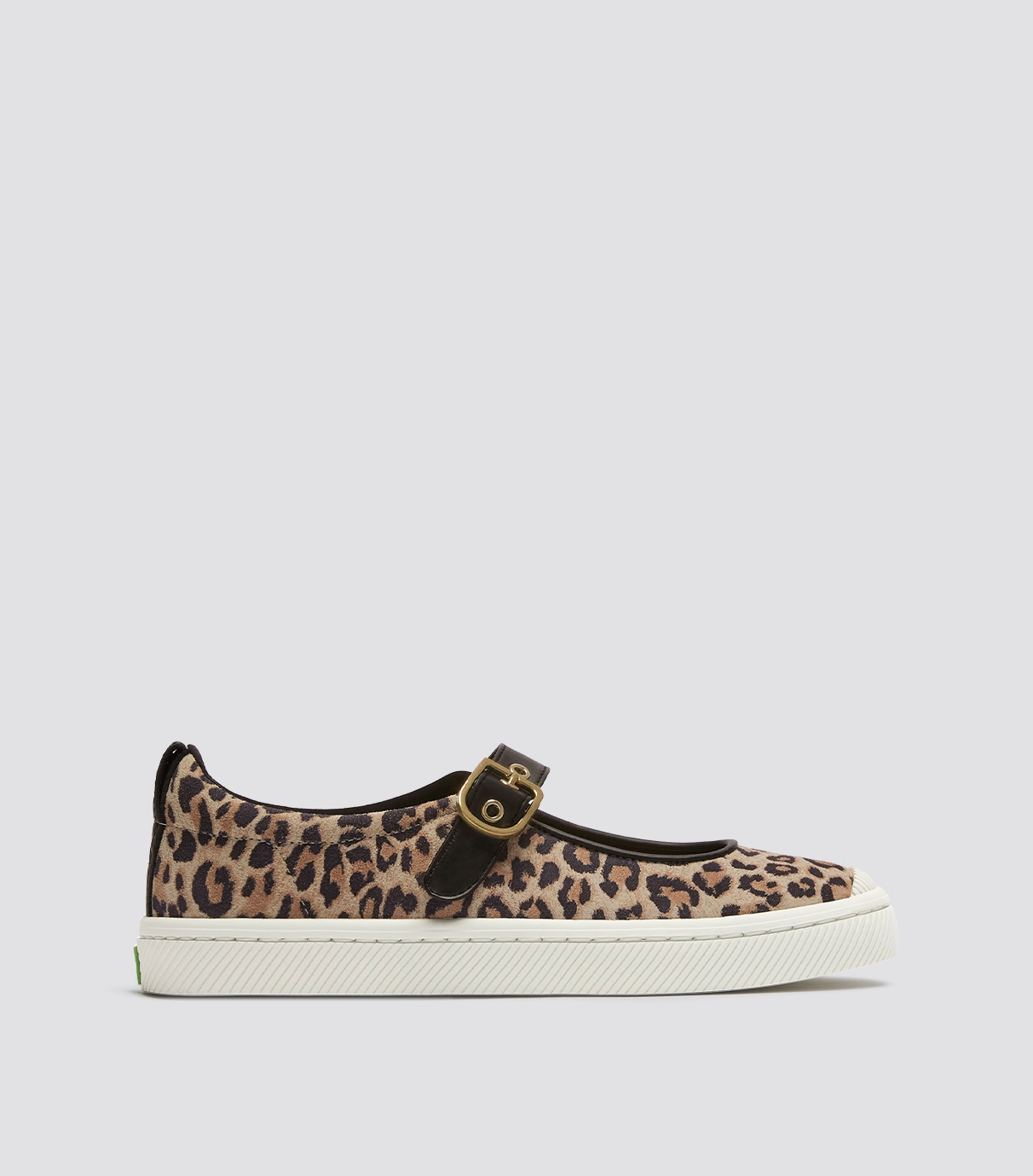 Cariuma OCA Mary Jane Leopard Print Suede Sneaker - Leopard Print / Women 7.5 / Men 6