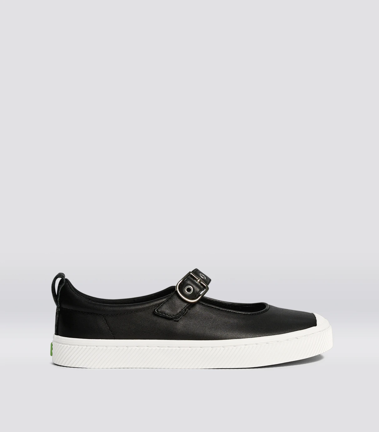Cariuma OCA Mary Jane Black Napa Leather Sneaker - Black / Women 8 / Men 6.5