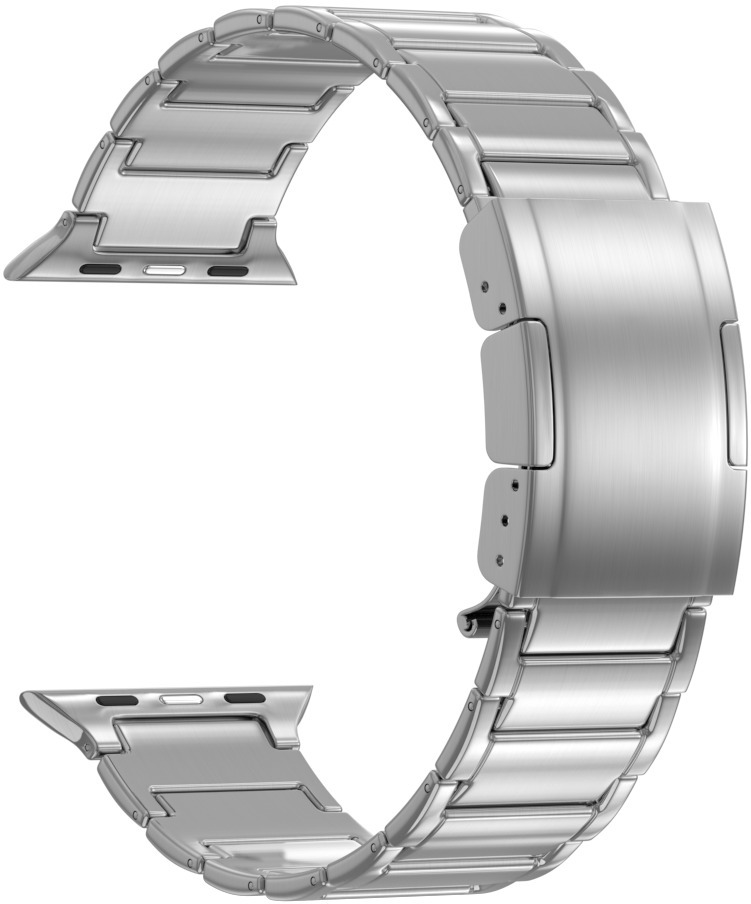 Eternico Titanium Buckle pro Apple Watch 44mm / 45mm / 46mm / Ultra 49mm silver