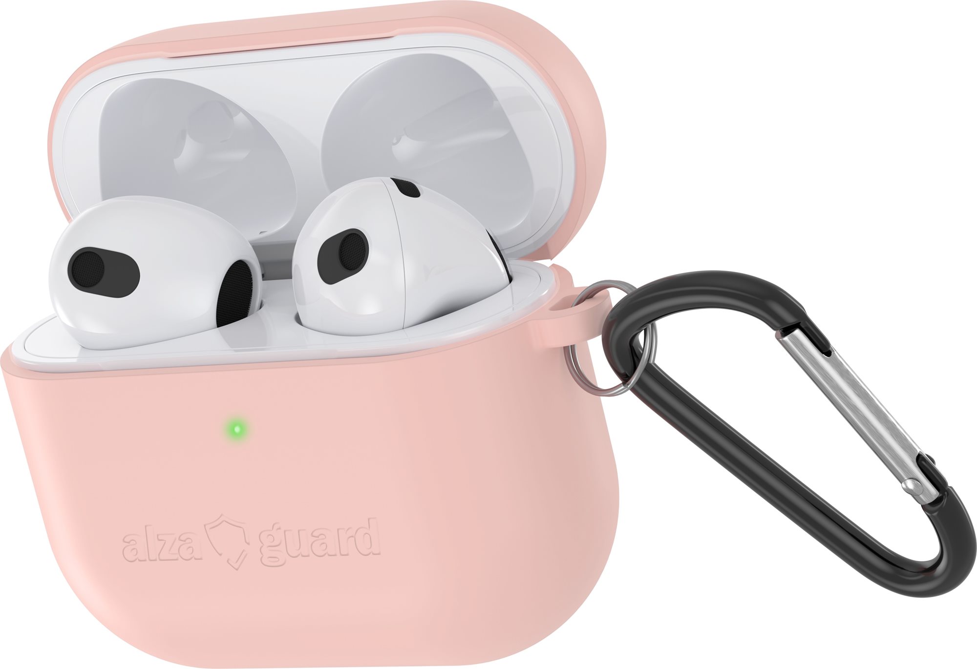 AlzaGuard Skinny Silicone Case pro Airpods 2021 růžové