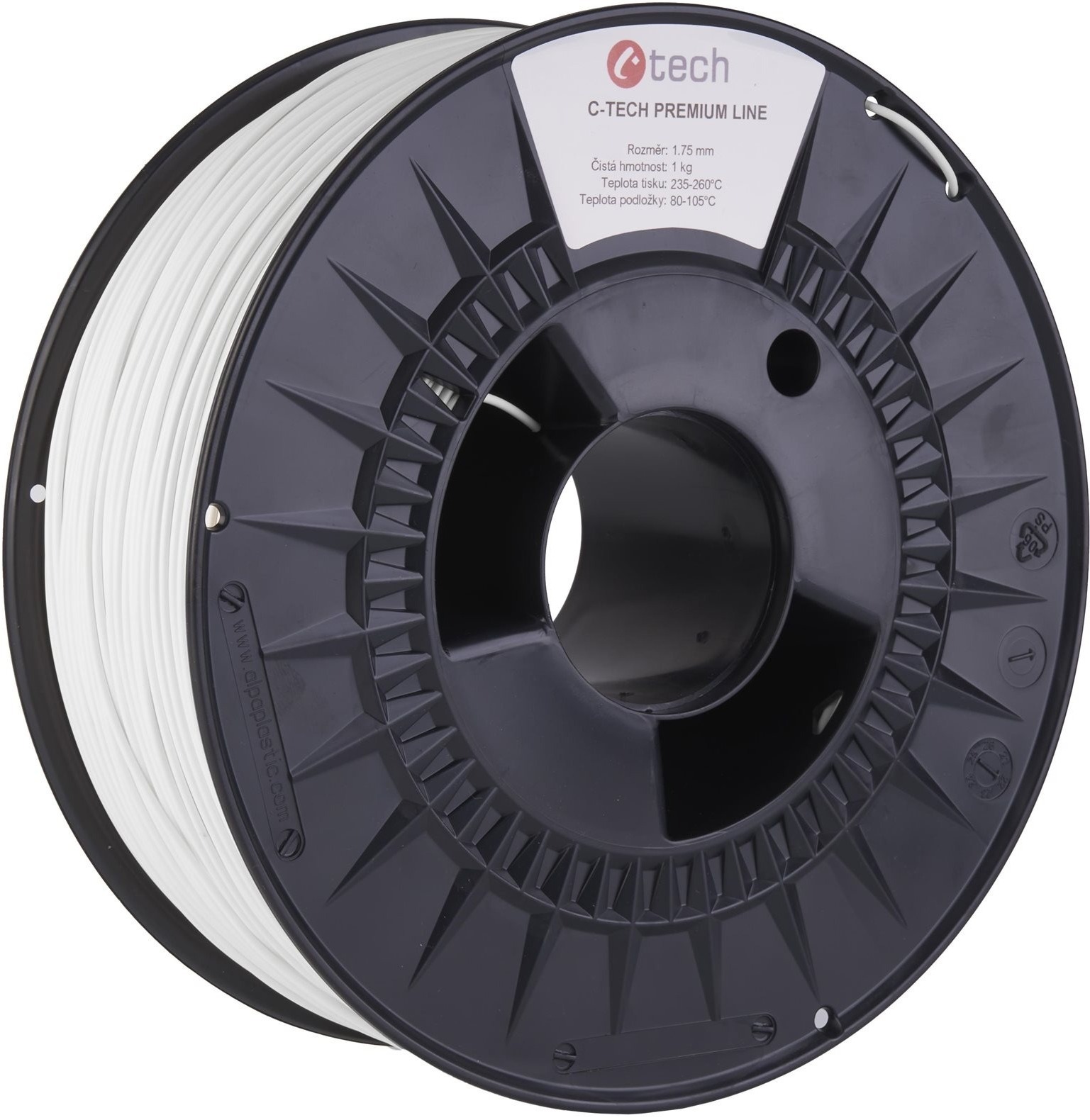 C-TECH filament PREMIUM LINE ASA dopravní bílá RAL9003