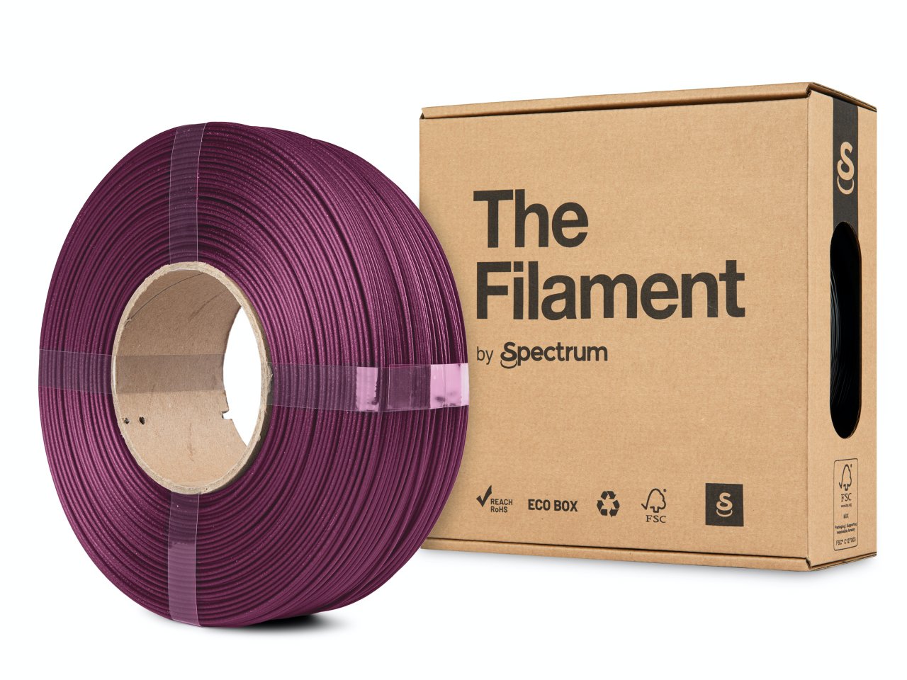 The Filament ReFill PLA CF 1.75mm Violet 1kg