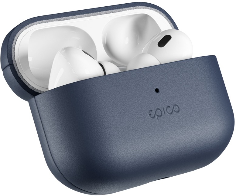 Epico Leather Case Airpods Pro 2 - modrá