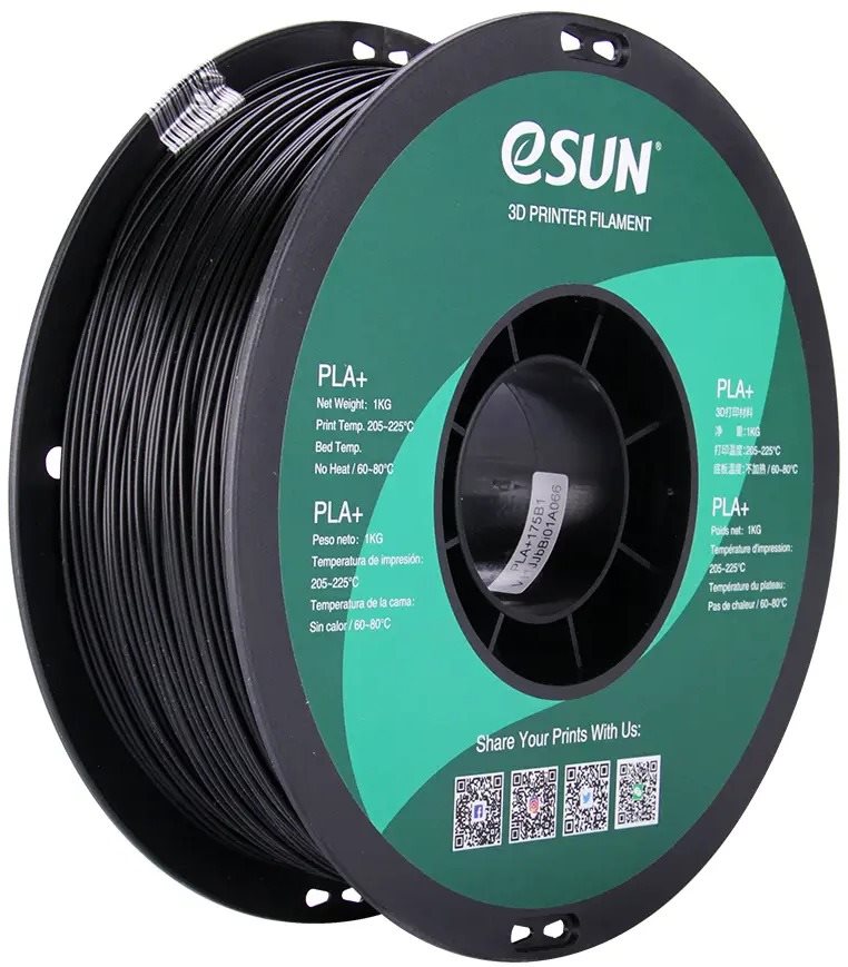 eSUN PLA+ 1kg Black