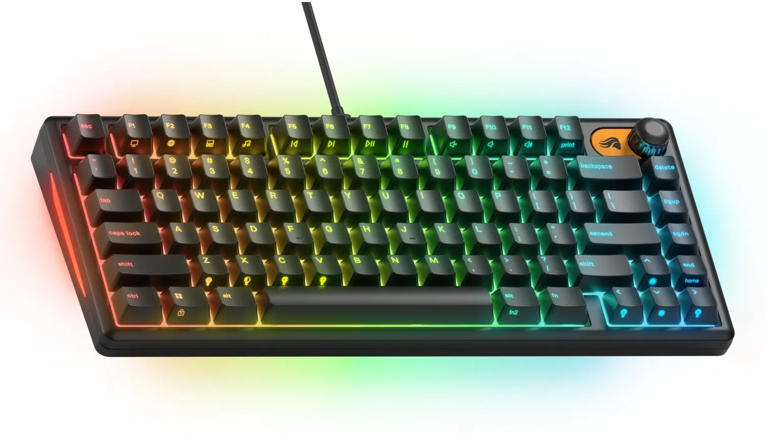 Glorious GMBK 75% Customizable RGB Gaming Keyboard - US