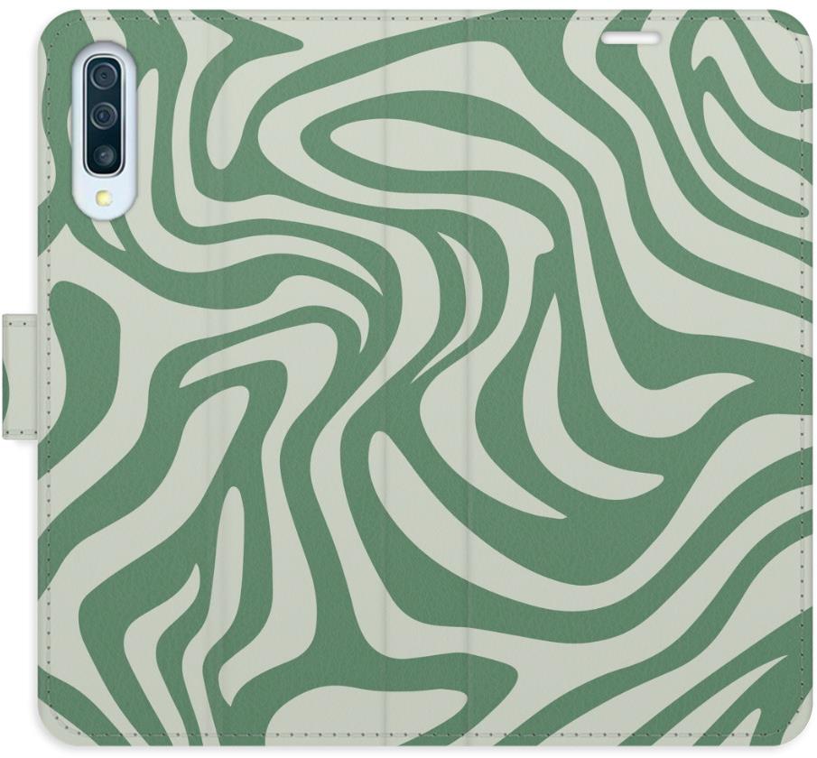 iSaprio Flip pouzdro Zebra Green 02 pro Samsung Galaxy A50