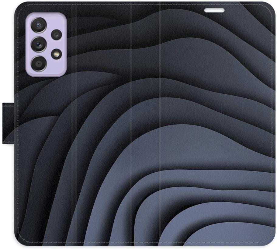 iSaprio Flip pouzdro Dark Waves pro Samsung Galaxy A52 / A52 5G / A52s
