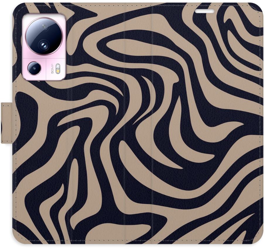 iSaprio Flip pouzdro Zebra Black 02 pro Xiaomi 13 Lite