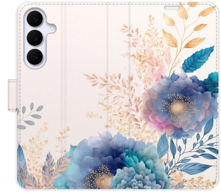 iSaprio Flip pouzdro Ornamental Flowers 03 pro Samsung Galaxy S25 FE