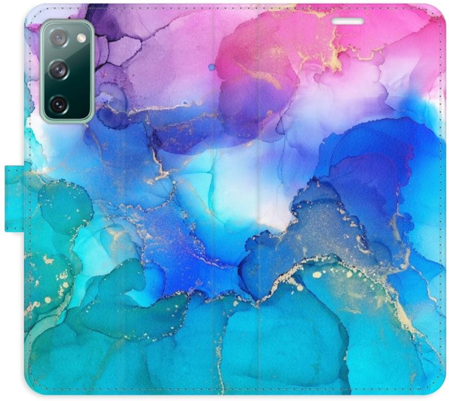 iSaprio flip pouzdro BluePink Paint pro Samsung Galaxy S20 FE