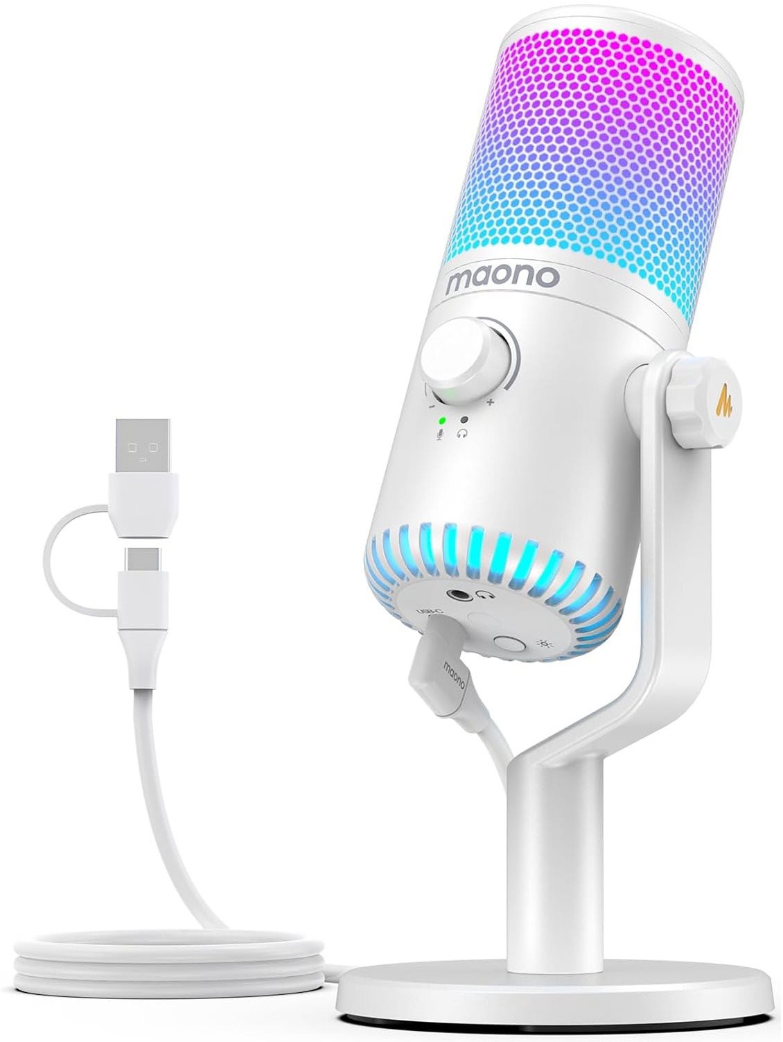 MAONO DM30 RGB White