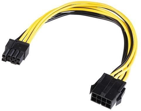 AKASA 12V ATX 8-Pin to PCIe 6+2 pin Adapter Cable