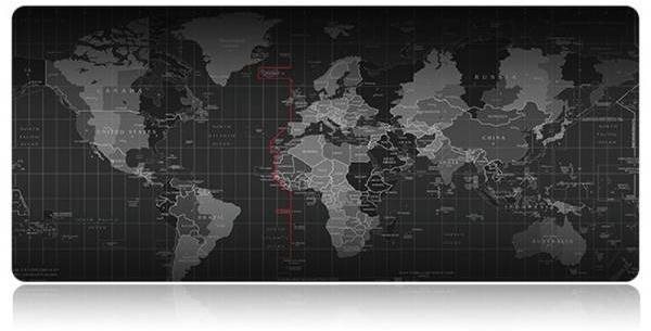 KIK Podložka pod myš XXL mapa světa 40 × 90 cm