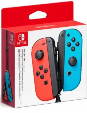 Nintendo Switch Joy-Con ovladače Neon Red/Neon Blue