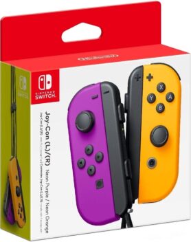 Nintendo Switch Joy-Con Pair Neon Purple/Neon Orange