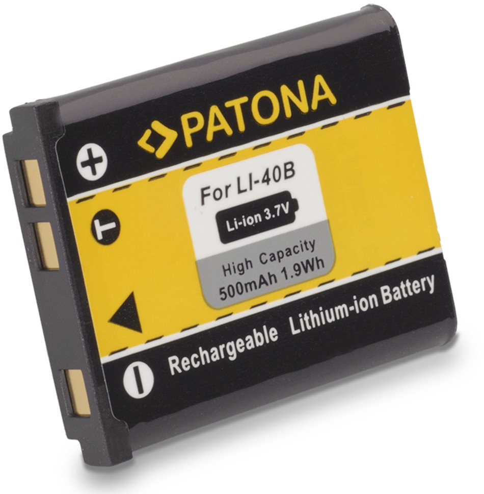 PATONA pro Olympus Li-40B / Li-42B 500mAh Li-Ion, Fuji NP-45