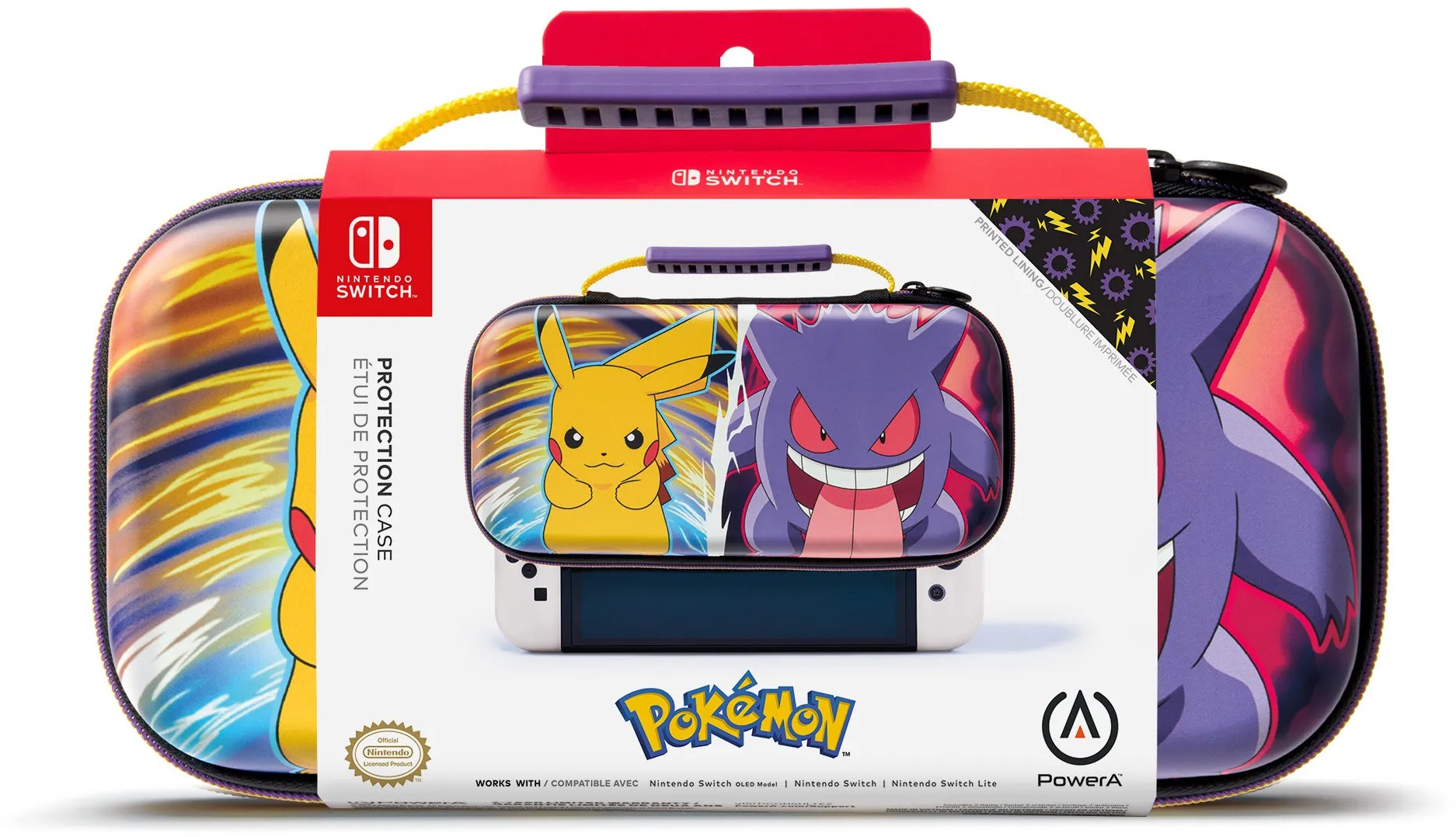 PowerA Protection Case - Nintendo Switch - Pikachu vs. Gengar