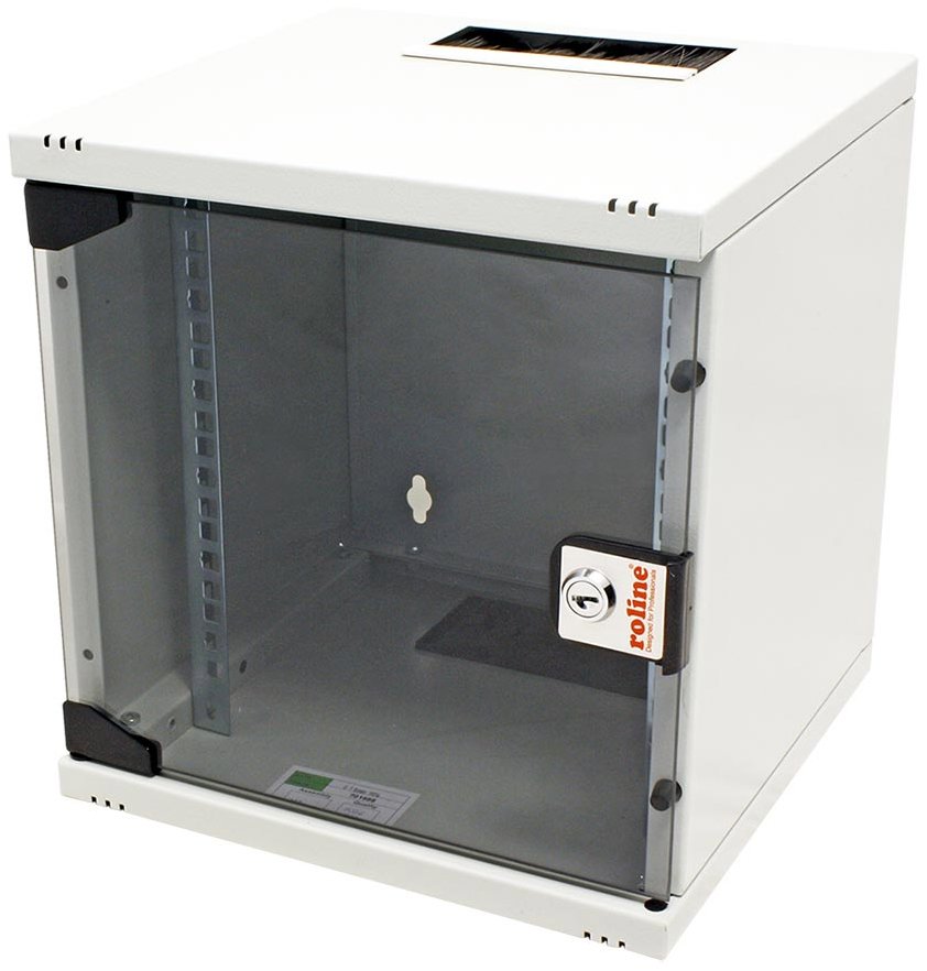 ROLINE 10" rozvaděč 6U, závěsný, 312 × 300, šedý