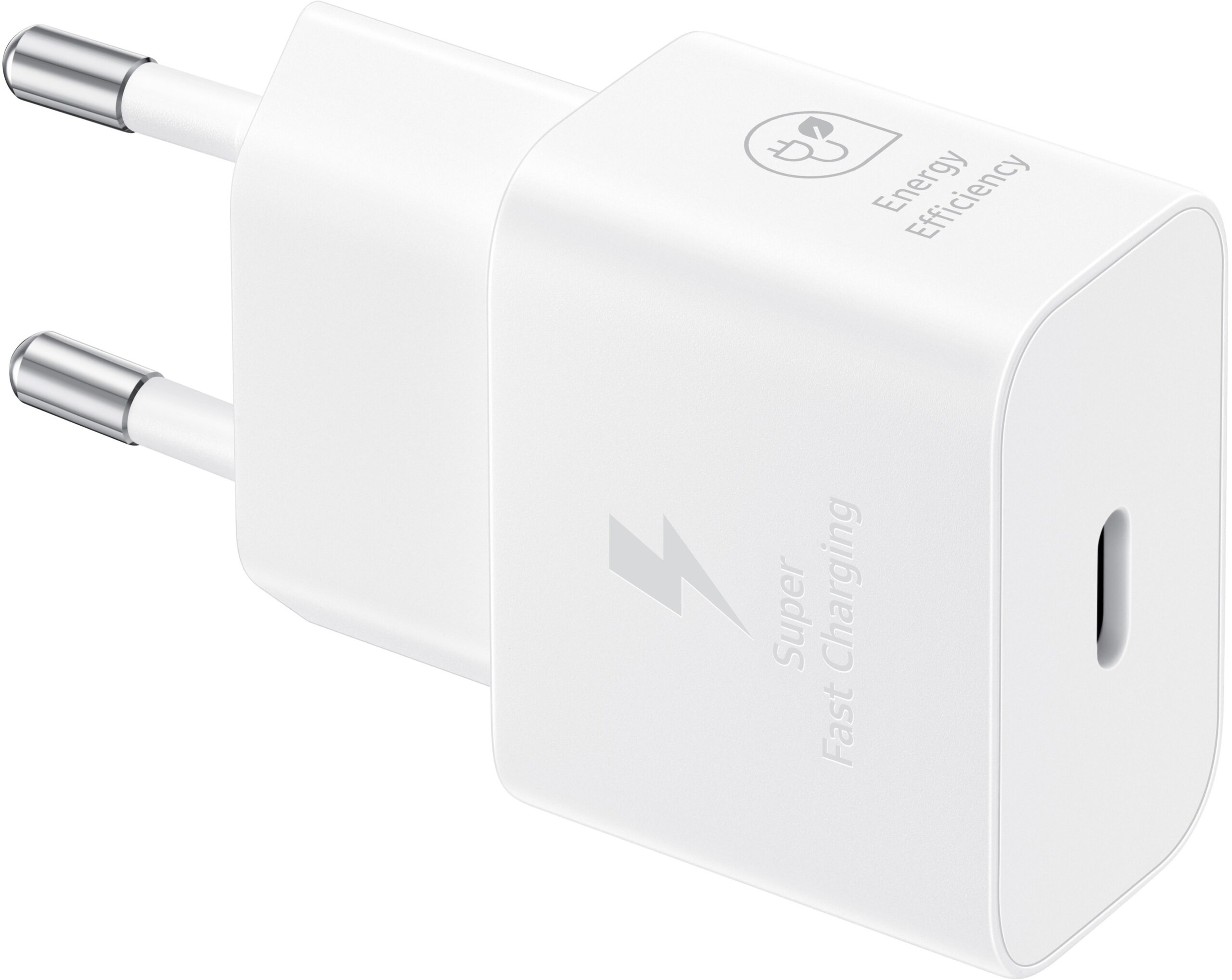 Samsung nabíjecí adaptér USB-C (25W) bílý bez kabelu v balení