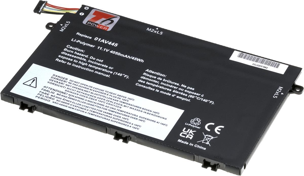 T6 Power pro Lenovo ThinkPad E490 20N9, Li-Poly, 11,1 V, 4050 mAh (45 Wh), černá