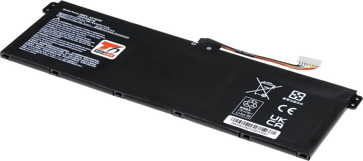 T6 Power pro Acer TravelMate P2 P214-52G, Li-Ion, 11,25 V, 4470 mAh (50 Wh), černá