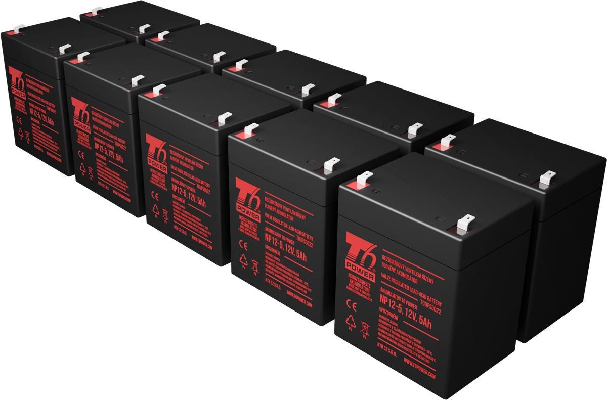 Sada baterií T6 Power pro záložní zdroj Hewlett Packard 517703-001, VRLA, 12 V