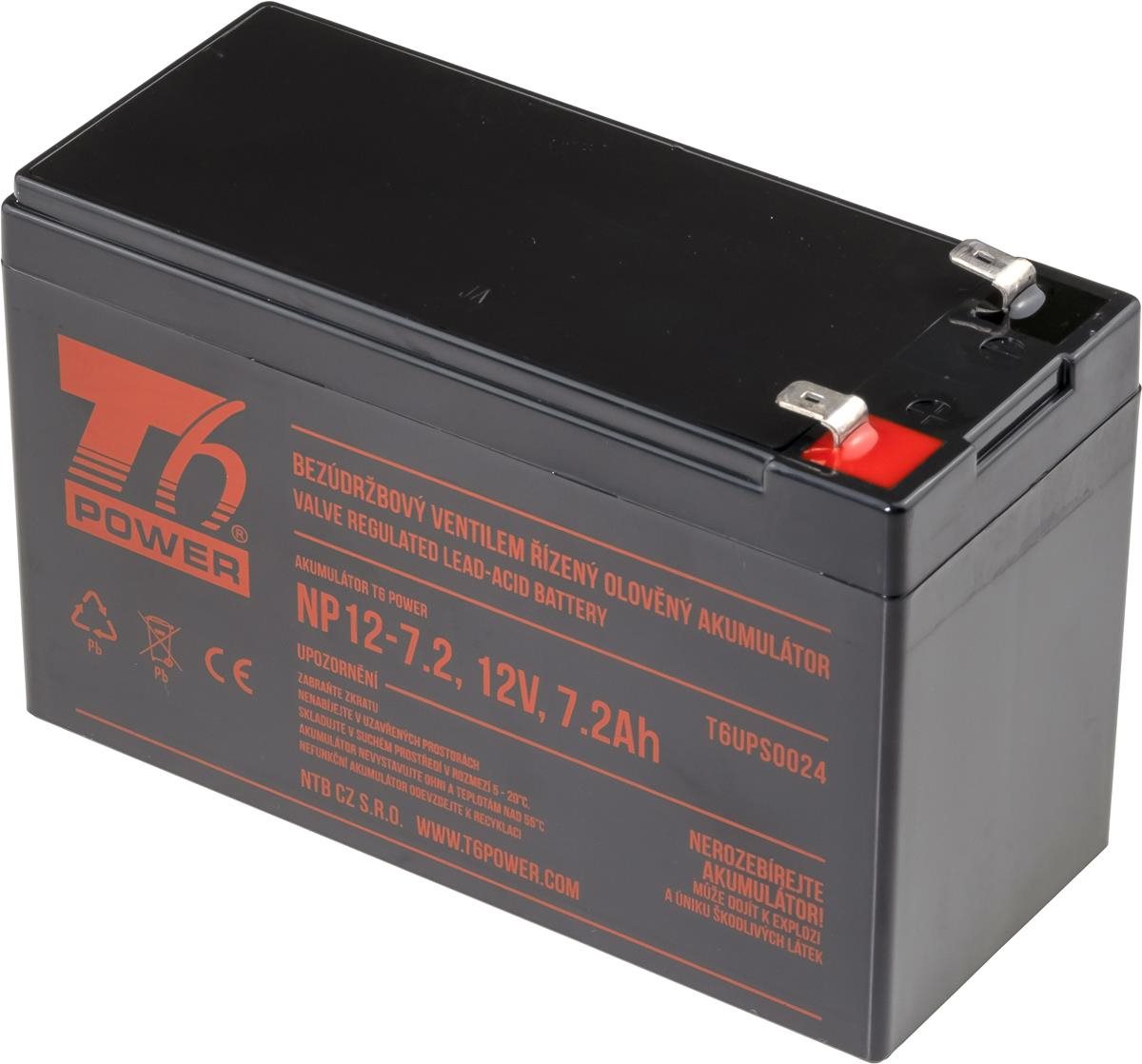 Sada baterií T6 Power pro APC Back-UPS BK400, VRLA, 12 V