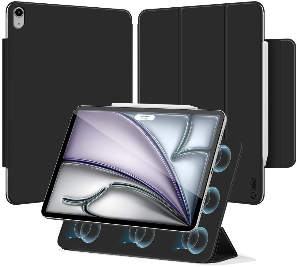 Tech-Protect Smartcase Magnetic pouzdro na iPad Air 13'' 1-3gen 2024-2026, černé