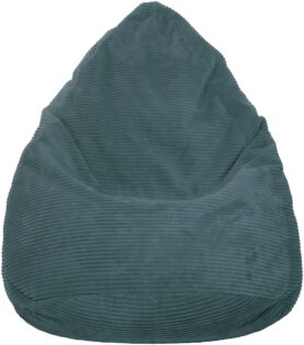 TopKing Sedací vak manšestr Lincoln, tyrkysový, 125 cm