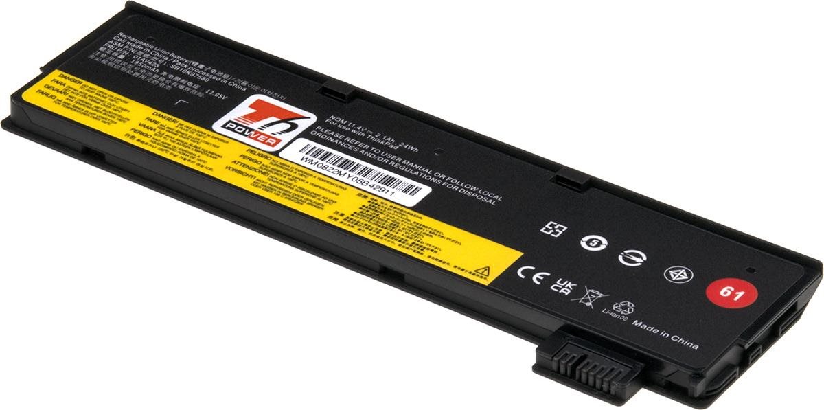 T6 Power pro Lenovo ThinkPad T580 20LA, Li-Ion, 2100 mAh (24 Wh), 11,4 V