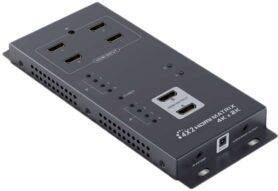 PremiumCord HDMI matrix switch 4:2 s audiem