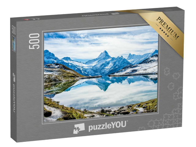 puzzle 500 dílků „Bachalpsee nad Grindelwaldem, Švýcarsko“