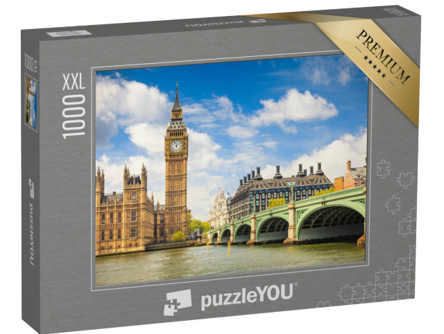 puzzle 1000 dílků XXL „Big Ben a budovy parlamentu, Londýn, Anglie“