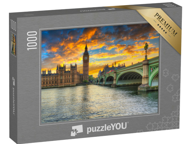 puzzle „Big Ben a Westminsterský palác, Londýn, Anglie“