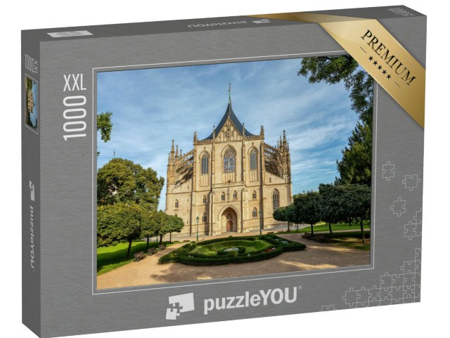 puzzle 1000 dílků XXL „Chrám svaté Barbory, Kutná Hora, Česká republika“