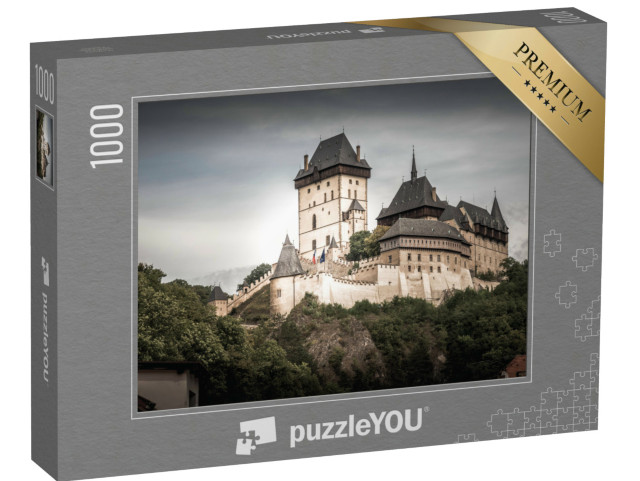 puzzle „Gotický hrad Karlštejn, Česká republika“