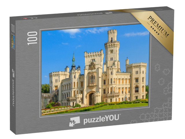 puzzle 100 dílků „Hluboká nad Vltavou, Česká republika“
