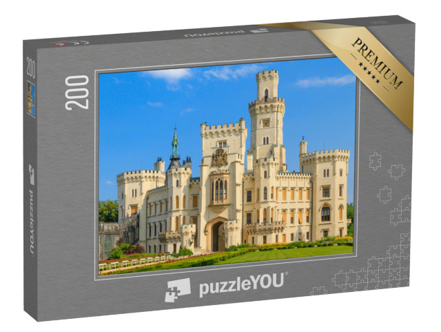 puzzle 200 dílků „Hluboká nad Vltavou, Česká republika“