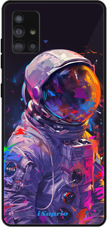 iSaprio Lesklé pouzdro Neon Astronaut - Samsung Galaxy A51