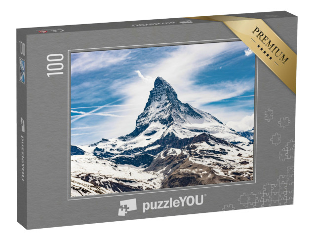 puzzle 100 dílků „Matterhorn, Švýcarské Alpy, Švýcarsko“