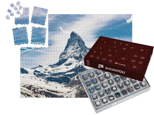 Adventní kalendář „Matterhorn, Švýcarské Alpy, Švýcarsko“