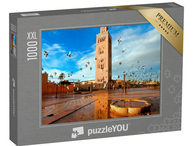 puzzle 1000 dílků XXL „Mešita Koutoubia, Marrákeš, Maroko“