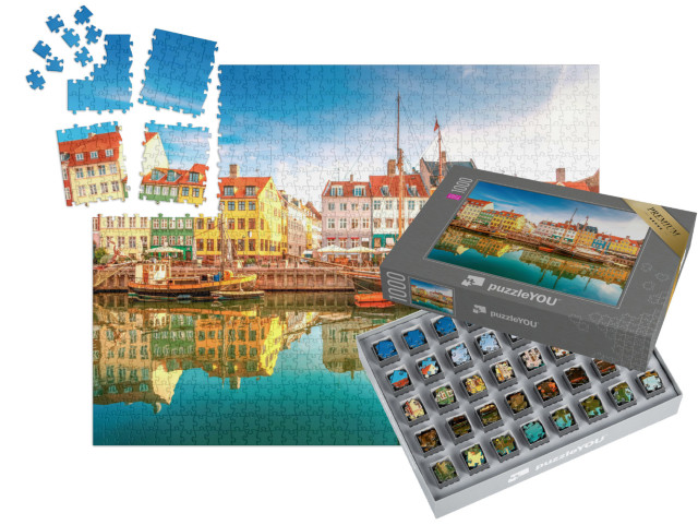 SMART SORTED® | Puzzle 1000 dílků „Nyhavn, Kodaň, Dánsko“