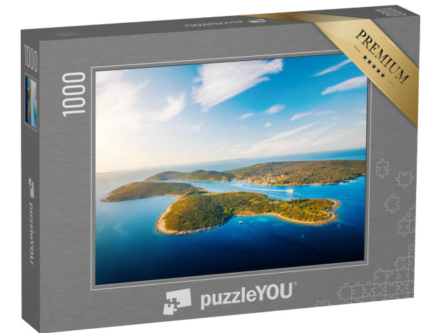 puzzle 1000 dílků „Ostrov Ilovik v Kvarnerském zálivu, Chorvatsko“