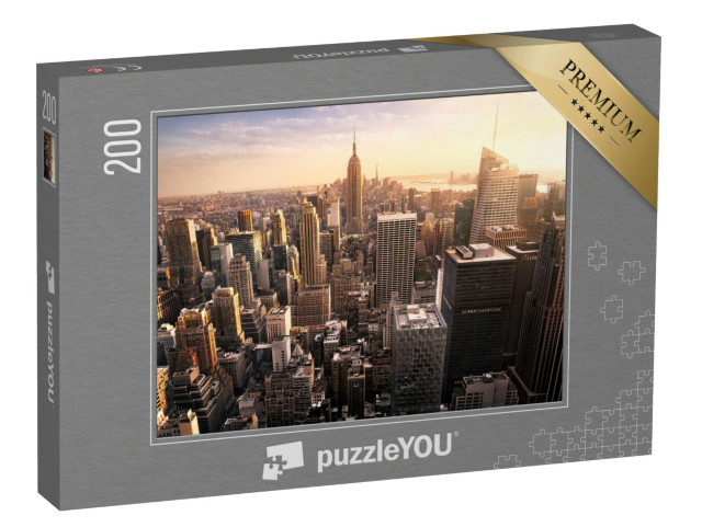 puzzle 200 dílků „Panorama New Yorku, USA“