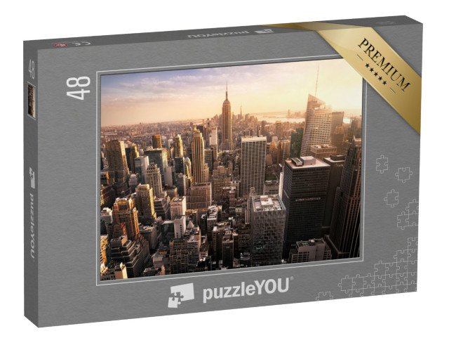 puzzle 48 dílků „Panorama New Yorku, USA“