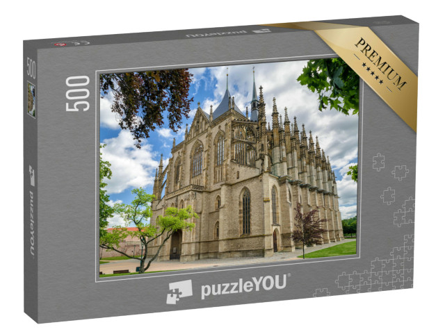 puzzle 500 dílků „Římskokatolický kostel sv. Barbory, Kutná Hora, Česká republika“