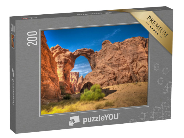 puzzle 200 dílků „Skalní útvar na náhorní plošině Ennedi, Čad“