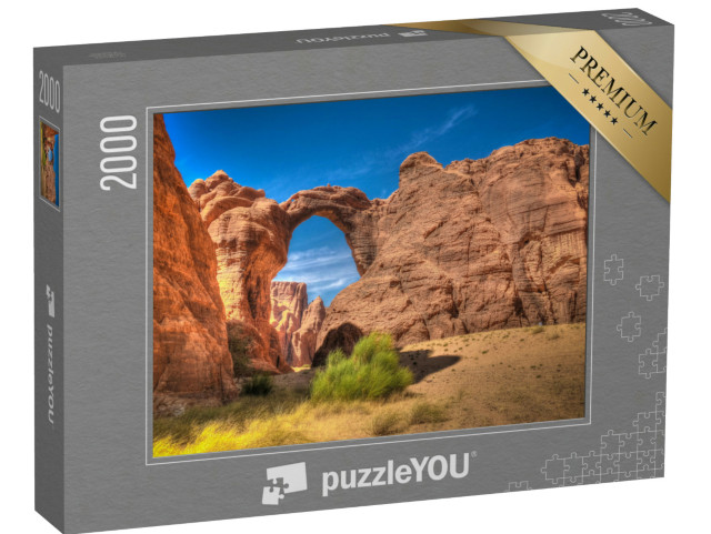 puzzle 2000 dílků „Skalní útvar na náhorní plošině Ennedi, Čad“